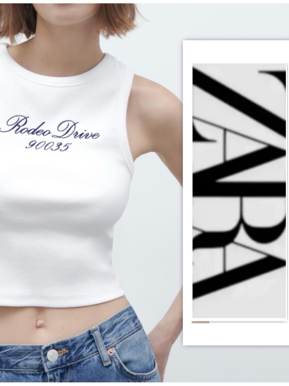 Zara  "Rodeo Drive 90035" Tank Top
